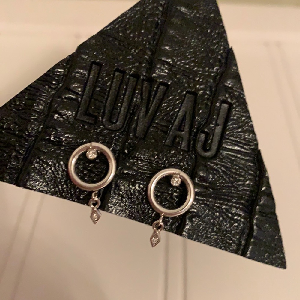Luv Aj silver round studs
